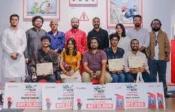 পাঠাও-এর কার্টুন প্রদর্শনীতে সড়ক নিরাপত্তা